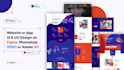 do figma website, landing page or UI and UX design for you