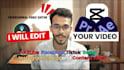 do professional video editing and youtube video editing
