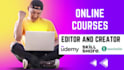 create and edit your e learning course, training videos, and online courses
