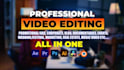 deliver high quality cinematic video editing service