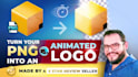 turn your png into an animated logo