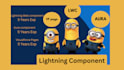 create lightning component and visual force pages
