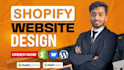create shopify store, build shopify website design, shopify dropshipping store