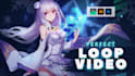animate your 2d image, artwork and do a loop animation video