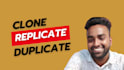 replicate website, duplicate or clone any live website to a new site