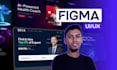 design aesthetic figma landing page, website, ui ux