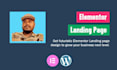 design your wordpress website landing pages using elementor