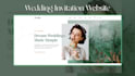 make an elegant wedding website