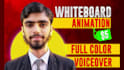 make custom whiteboard animations, elearning course, app explainer video