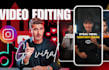 edit viral and engaging instagram reels and tiktoks