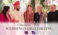 do cinematic wedding video editing and color grade wedding videos