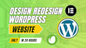 design, redesign modern wordpress website, wordpress website development