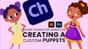 do high quality adobe character animator puppet creation