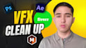 remove object from video, vfx cleanup, wire removal