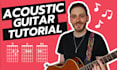 record step by step guitar tutorial, lesson for your song