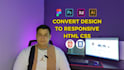 convert figma to HTML pixel perfect responsive website with tailwind CSS