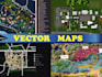 do vector map design, event map, city map, map illustration