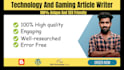 write rankable programming and tech articles for your website