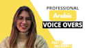 record an arabic female voice over