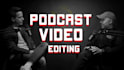 do podcast video editing with motion graphics video