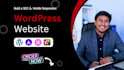 build your wordpress website, redesign wordpress website, and optimize for SEO