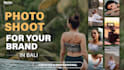 shot amazing commercial photo for your brand in bali