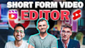 be short video editor for instagram, tiktok or youtube