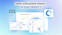 create animated saas explainer video, saas demo video with voice