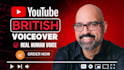 be your youtube male english voice over artist, human voiceover not ai