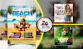 do an attractive event flyer design, poster design in 6 hrs