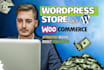 create a professional ecommerce site with wordpress for you