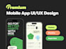 do creative mobile app UI and website UI design