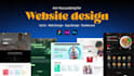 figma landing page, full website UI UX design responsive