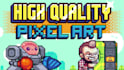 do high quality pixel art and animations