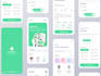 do mobile app ux ui design and clickable protoype in figma