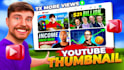 design attractive youtube thumbnail design in 3hrs