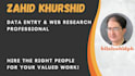 do data entry, web search, data scraping, excel and lead generation work