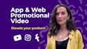 create professional app and website promo explainer video