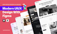 do modern uiux, website and webapp design in figma