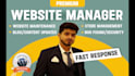 be your website manager for updates and website maintenance