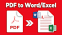 convert PDF to word quickly and accurately
