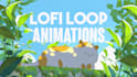 create an anime animated lofi loop illustration