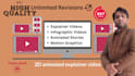 create a 2d animated explainer video or infographic video in 24h