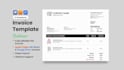 design clean editable invoice in ms word apple pages google docs