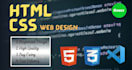 create a custom and responsive HTML website template design