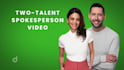 record a video with two talent