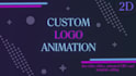 eye catching 2d logo animation