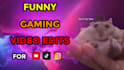 do funny gaming youtube video editing with free thumbnail
