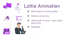 create lottie and json animation for web and app