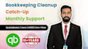 do setup, clean up and bookkeeping in qbo, zoho and xero